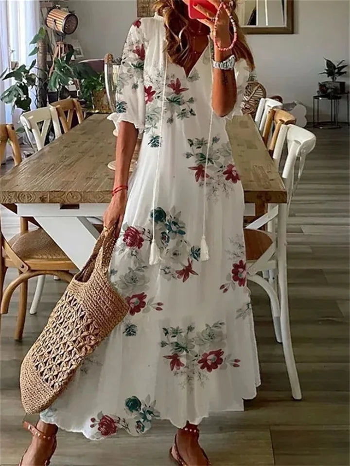 Clotilde | Robe maxi d'été légère pour femmes