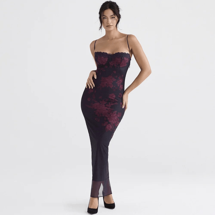 Robe maxi imprimée Isaline