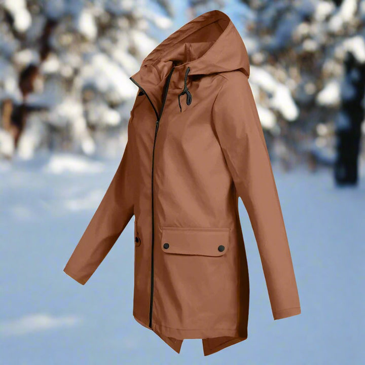 Imperméable, stylé et léger avec capuche pour femmes
