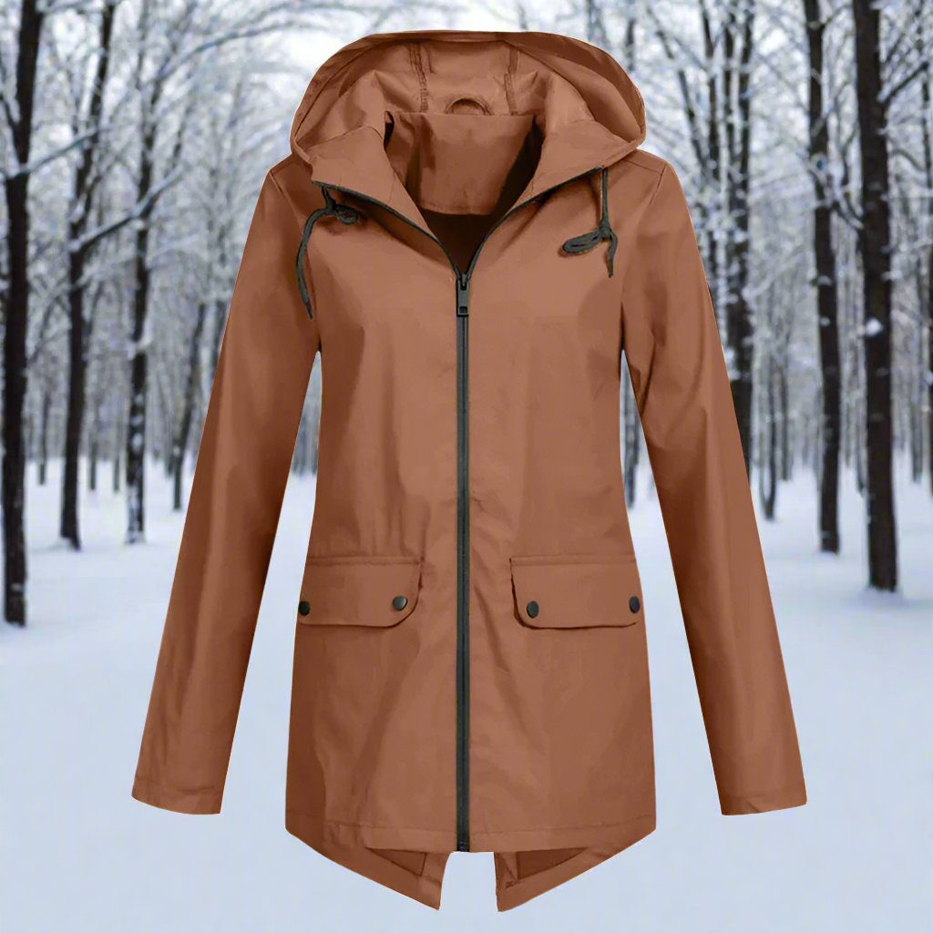 Imperméable, stylé et léger avec capuche pour femmes