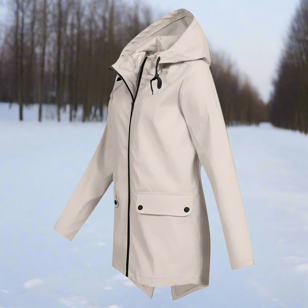 Imperméable, stylé et léger avec capuche pour femmes