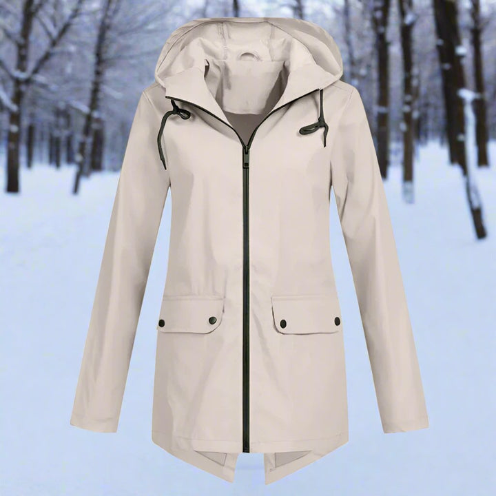 Imperméable, stylé et léger avec capuche pour femmes