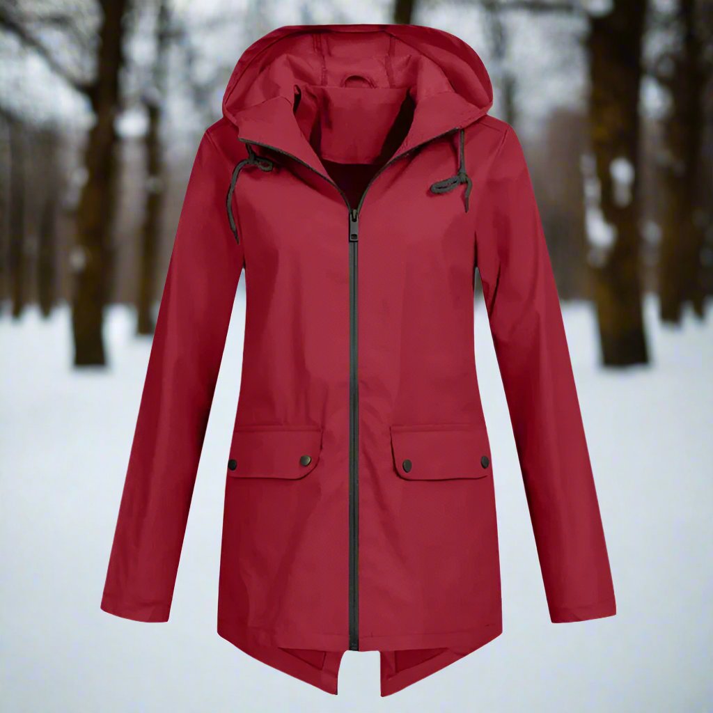 Imperméable, stylé et léger avec capuche pour femmes