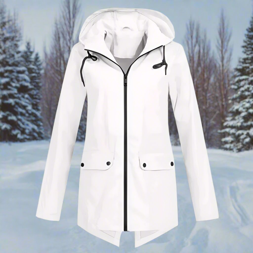Imperméable, stylé et léger avec capuche pour femmes