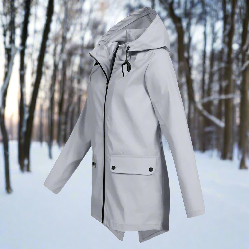 Imperméable, stylé et léger avec capuche pour femmes