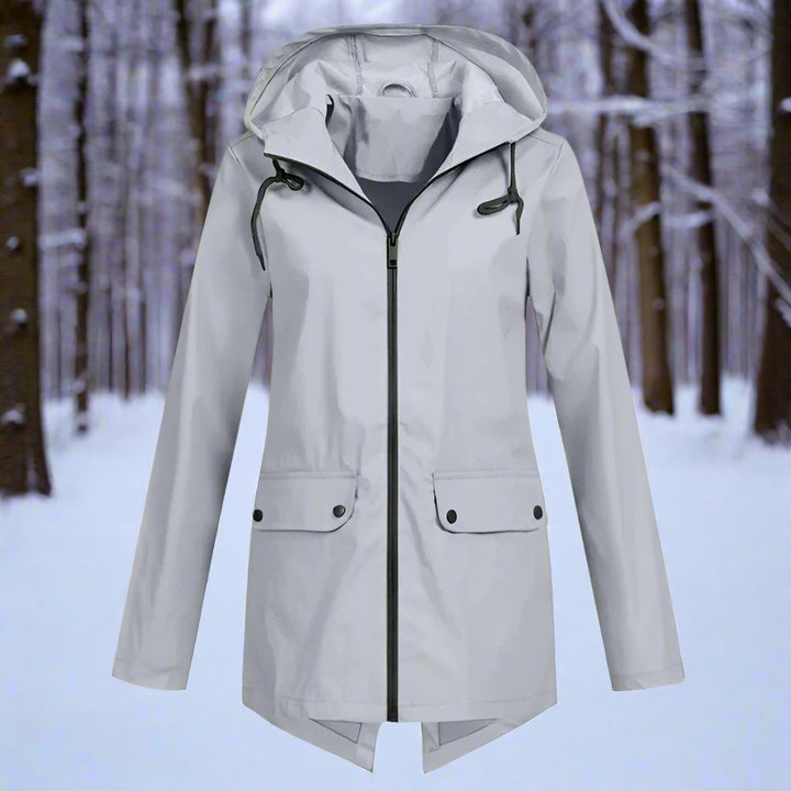 Imperméable, stylé et léger avec capuche pour femmes