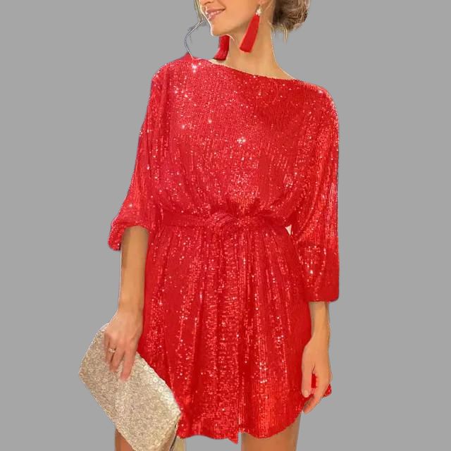 Karolin | Robe Minijupe Pailletée