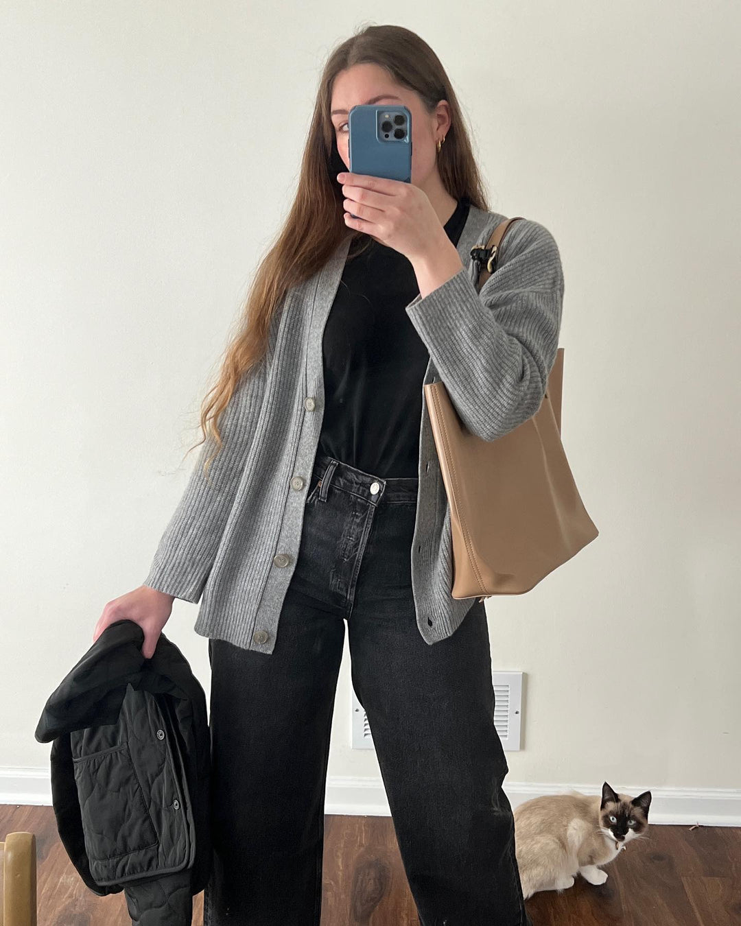 Gilet en tricot à boutons et à côtes pour femmes | Grande taille