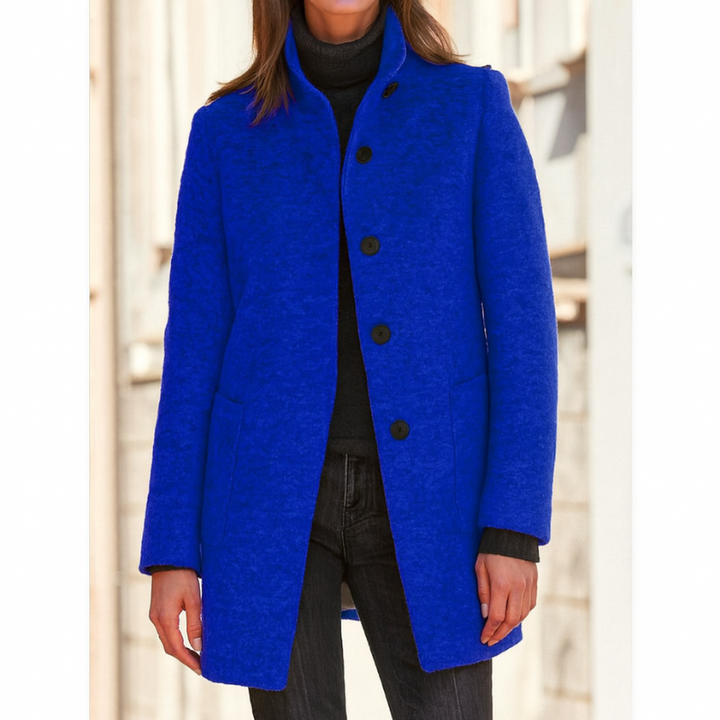 Manteau en laine classique pour femmes avec fermeture à boutons rétro – Manteau élégant pour l'hiver, manteaux pour femmes pour toutes les occasions