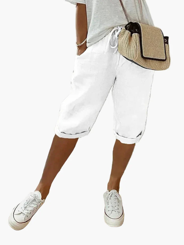Shorts pour femmes avec cordon – Bermudas élégantes pour l'été, le quotidien et les vacances