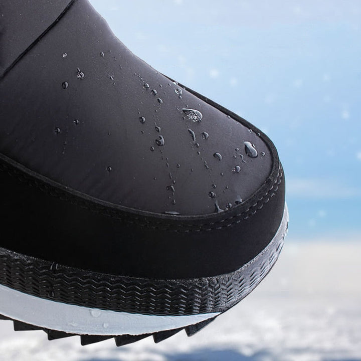 Bottes d'hiver douillettes pour femmes avec semelle supérieure déperlant – chaudes pour les jours d'hiver