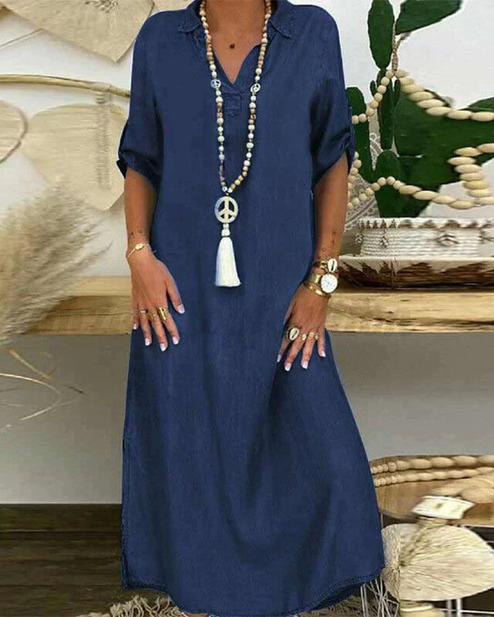 Kamila | Élégance Sans Effort Robe Maxi Femme