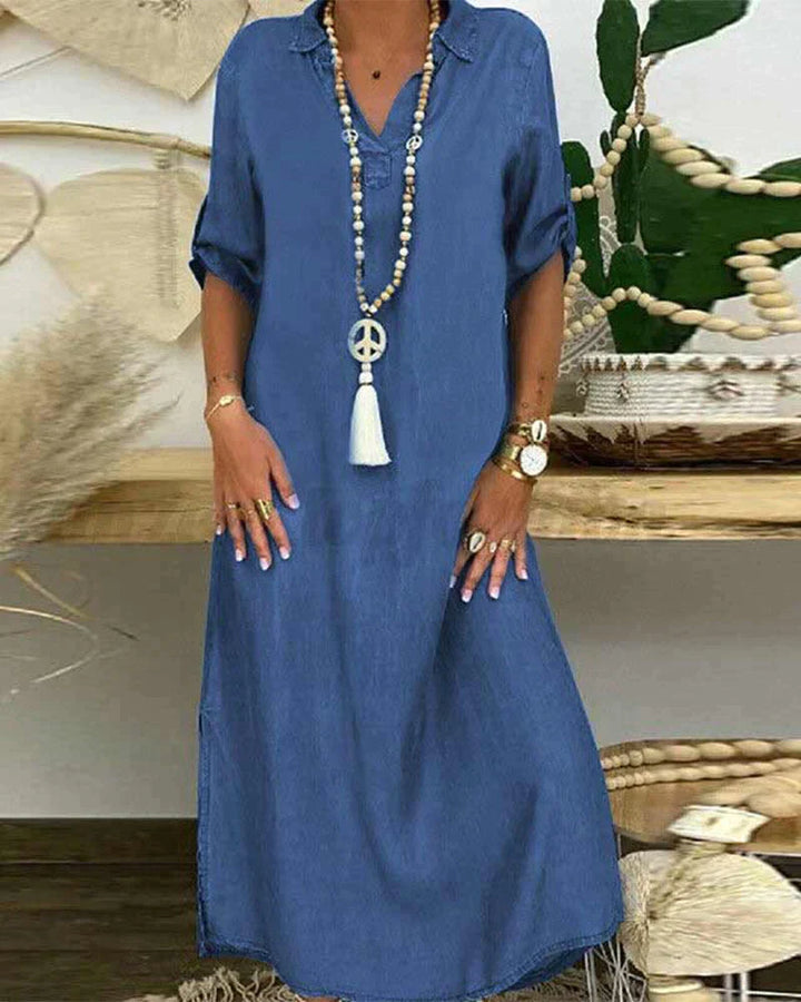 Kamila | Élégance Sans Effort Robe Maxi Femme