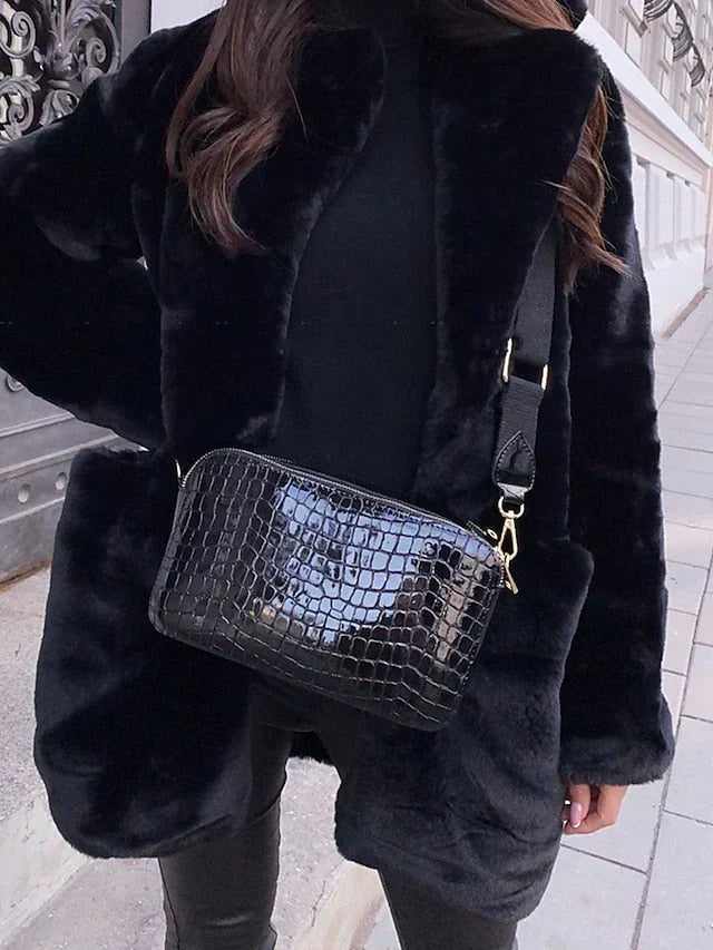 Manteau en teddy douillet pour femmes | Chaud