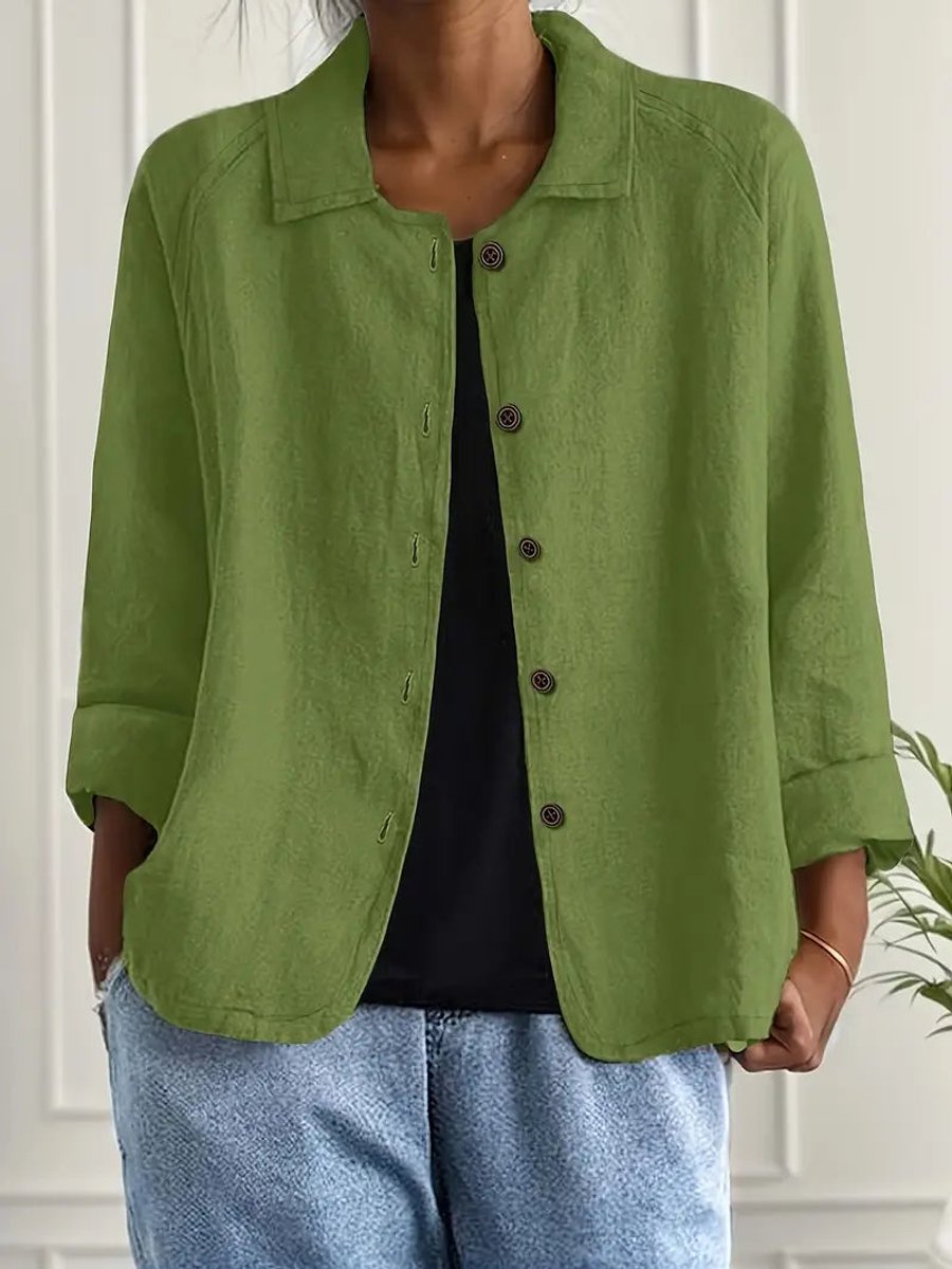 Cardigan léger pour femmes style chemise avec boutons pour l'été et le quotidien