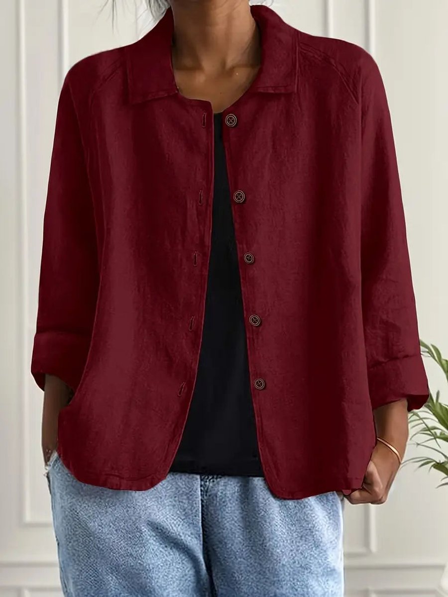 Cardigan léger pour femmes style chemise avec boutons pour l'été et le quotidien