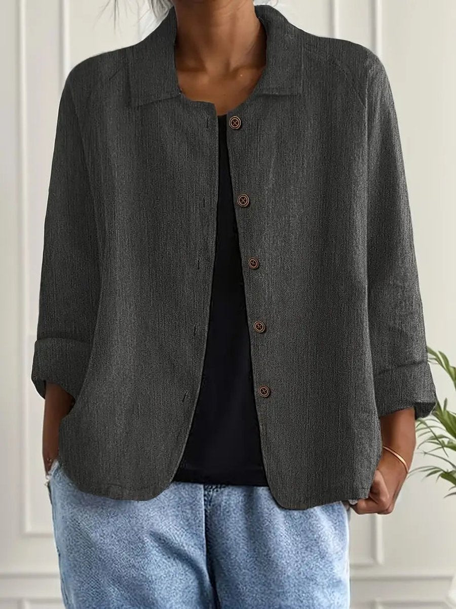 Cardigan léger pour femmes style chemise avec boutons pour l'été et le quotidien