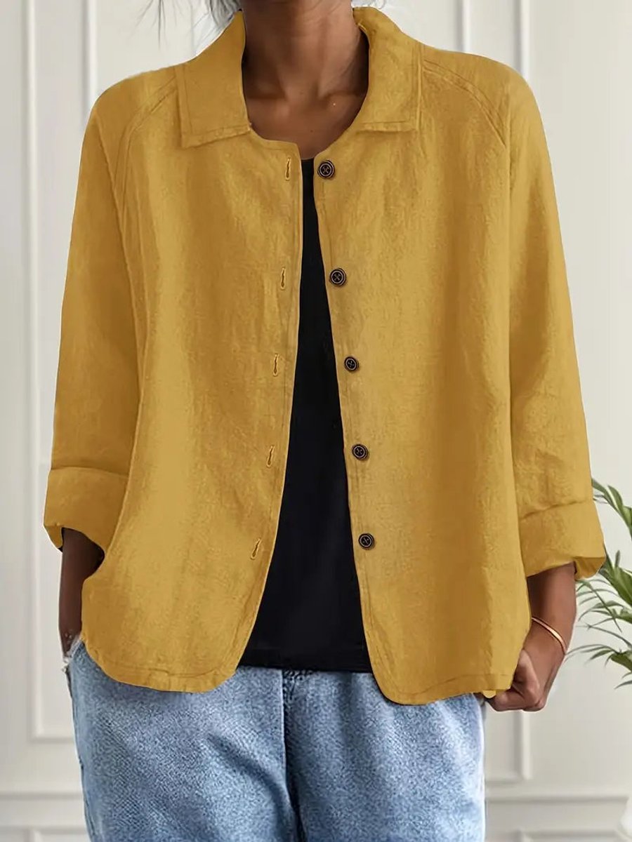 Cardigan léger pour femmes style chemise avec boutons pour l'été et le quotidien
