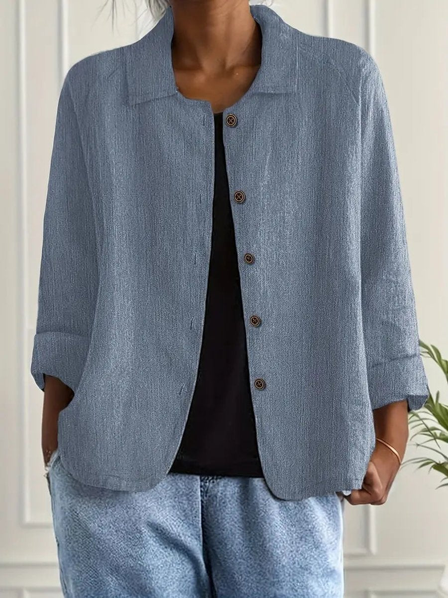 Cardigan léger pour femmes style chemise avec boutons pour l'été et le quotidien