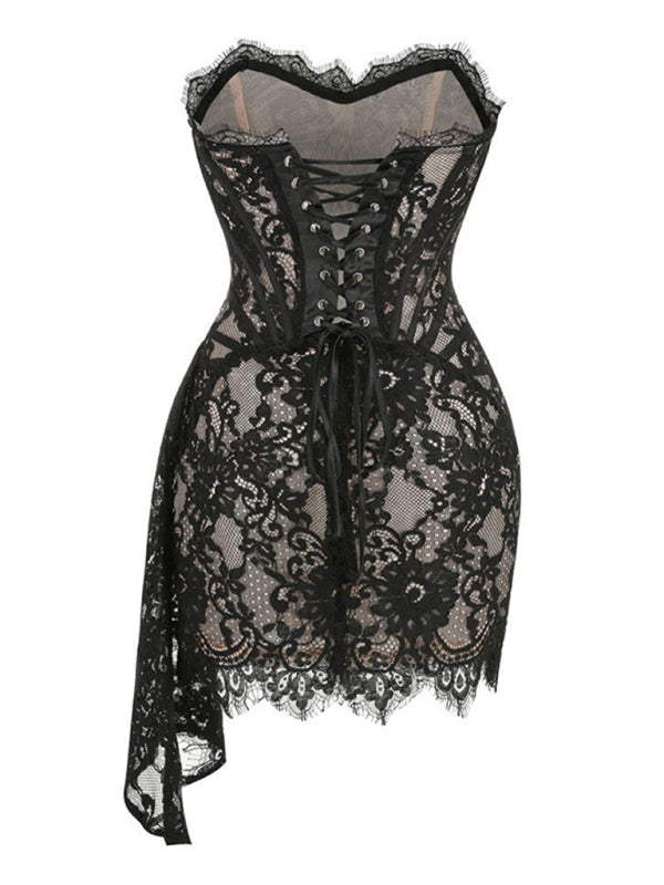 Lena | Robe Mini Élégante au Design Corset