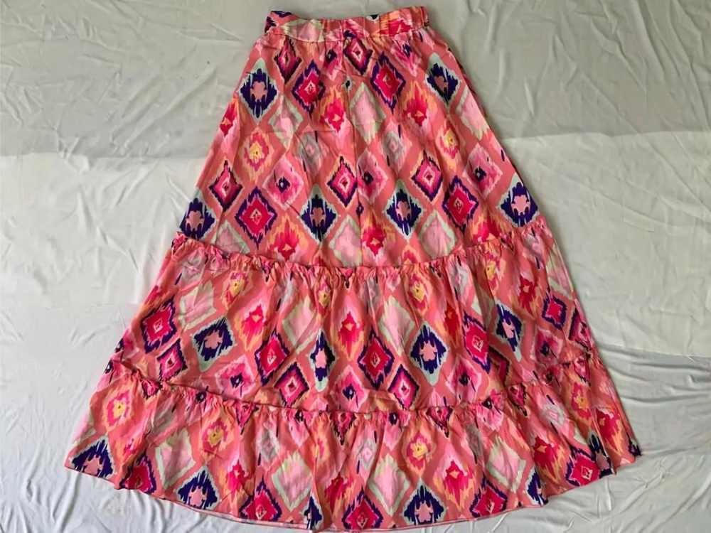 Jupe maxi imprimée élégante pour femmes