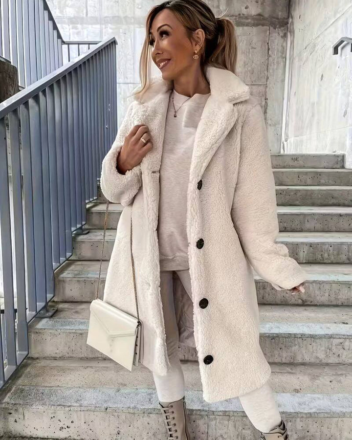 Emma | Manteau en peluche élégant pour femmes