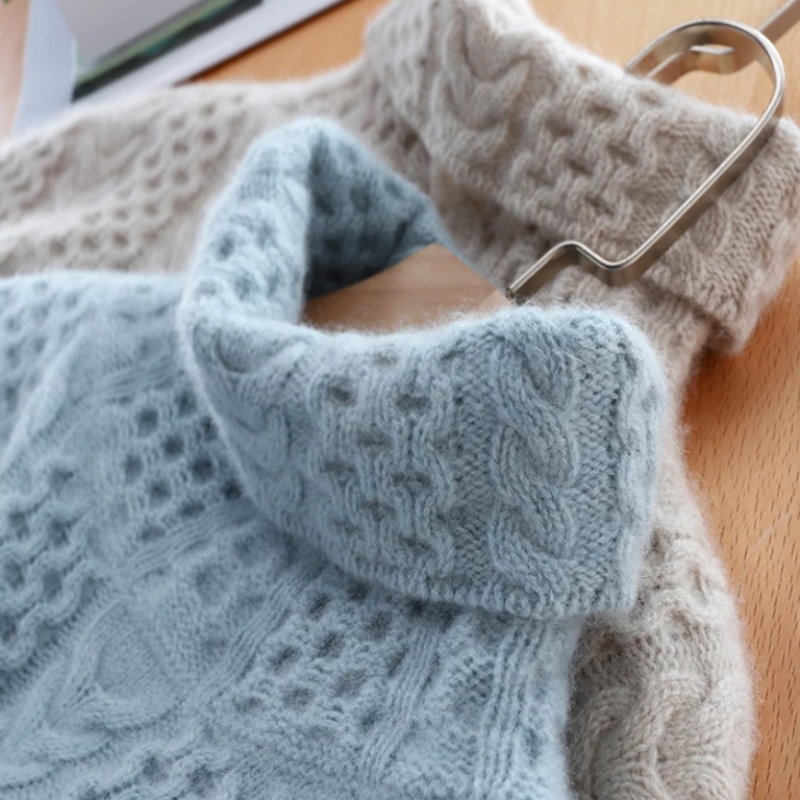 Pull à col roulé Couture pour femmes