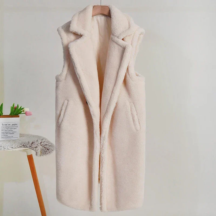 Manteau Teddy d'Hiver pour Femmes | Sans Manches