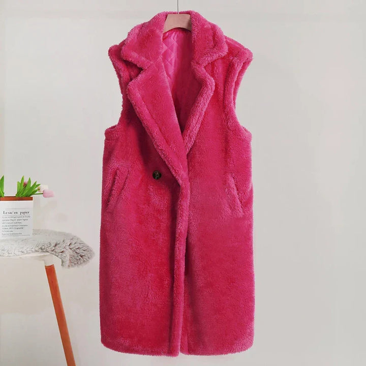 Manteau Teddy d'Hiver pour Femmes | Sans Manches