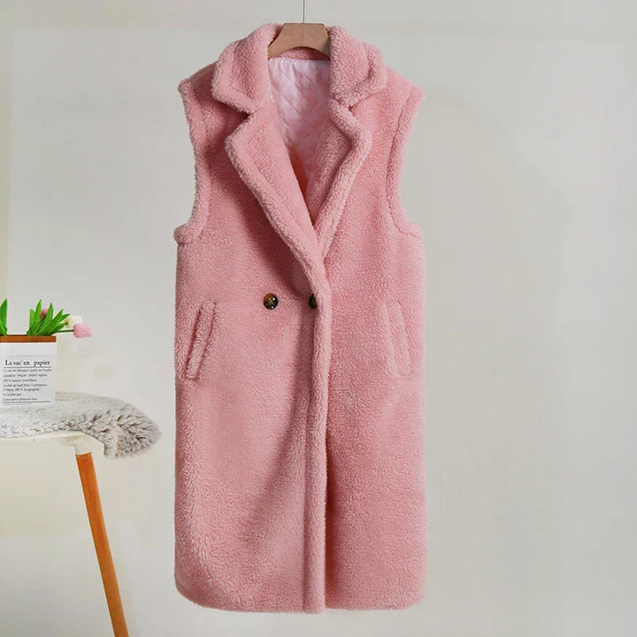 Manteau Teddy d'Hiver pour Femmes | Sans Manches