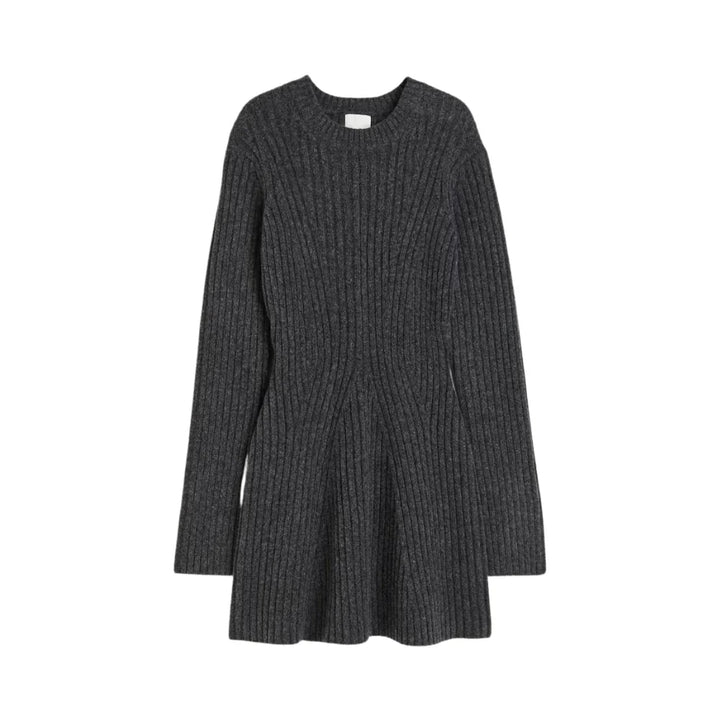 Lisa - Robe en tricot à manches longues