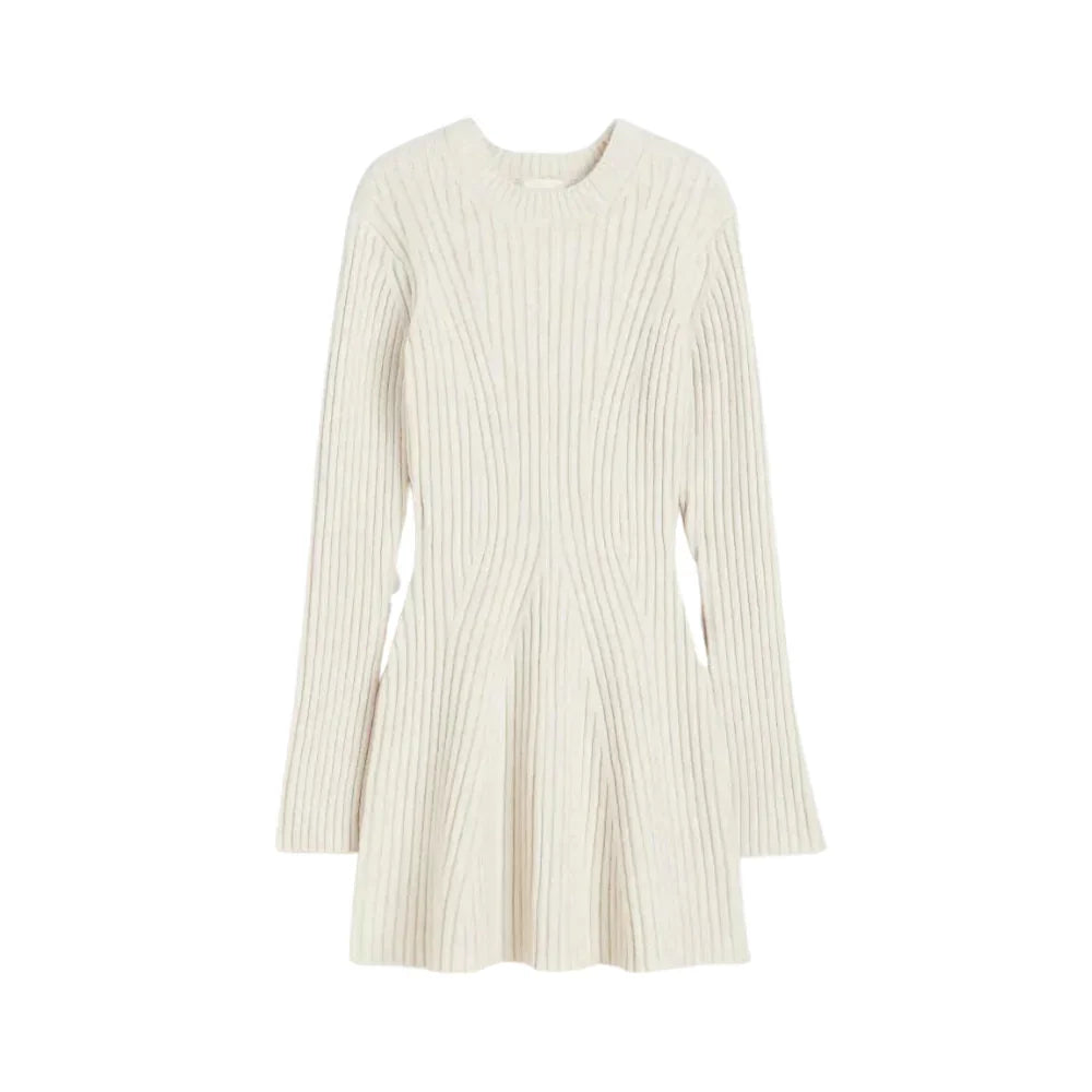 Lisa - Robe en tricot à manches longues