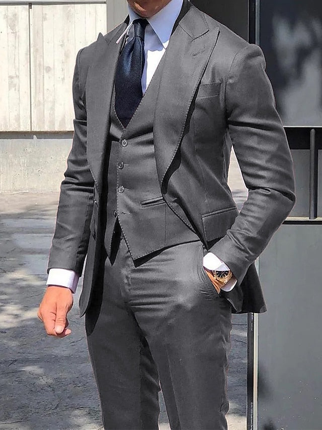 Costume de Mariage Slim Fit Moderne pour Hommes | 3 Pièces