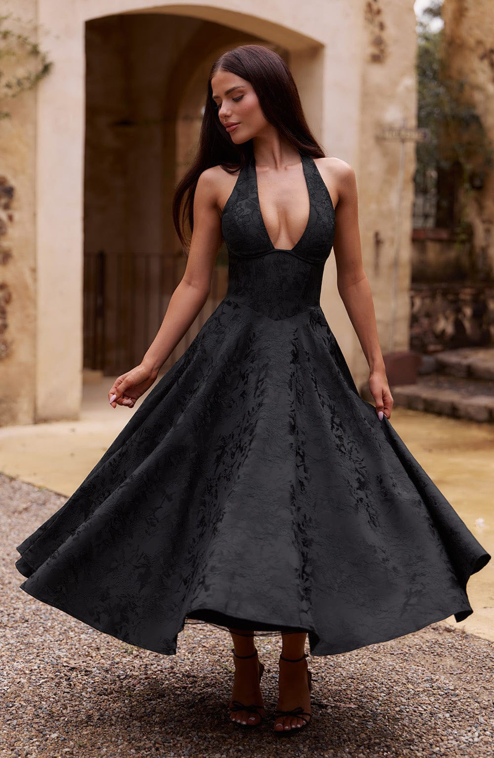 Esmeralda | Robe midi élégante