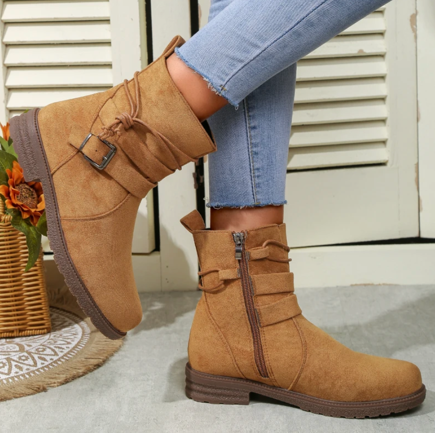 Bottes élégantes, intemporelles et confortables avec boucle classique pour femmes
