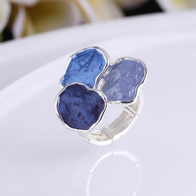 Bague en émail circulaire classique