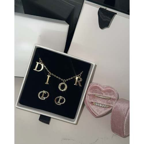 ENSEMBLE DC BOUCLES D'OREILLES + COLLIER | OR