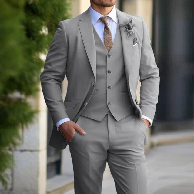 Costume de Mariage 3 Pièces pour Hommes | Élégant