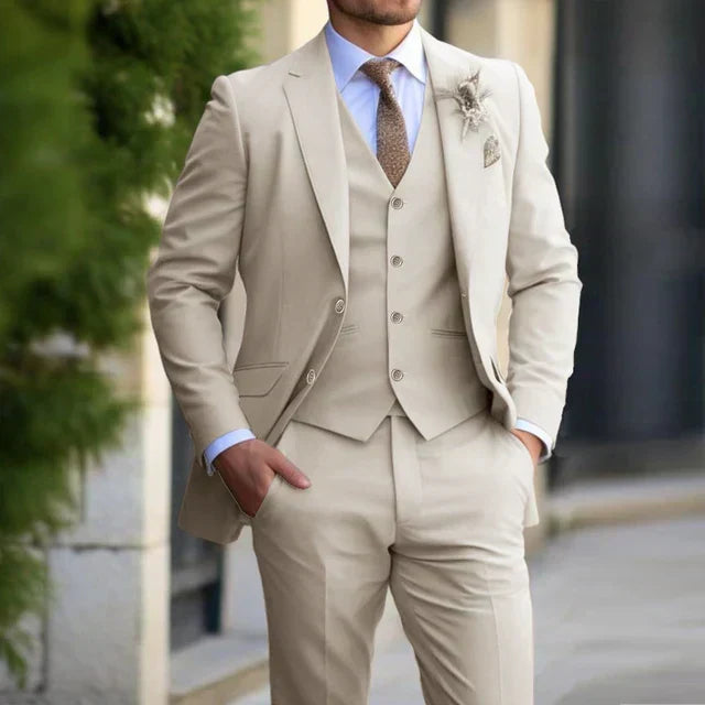 Costume de Mariage 3 Pièces pour Hommes | Élégant