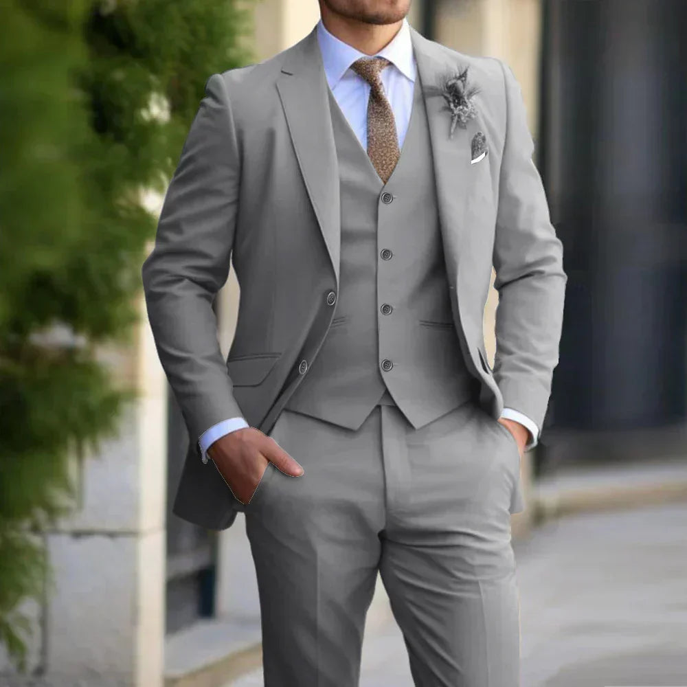 Costume de Mariage 3 Pièces pour Hommes | Élégant
