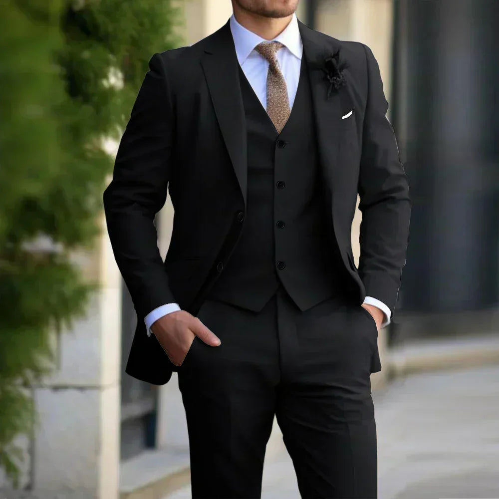 Costume de Mariage 3 Pièces pour Hommes | Élégant