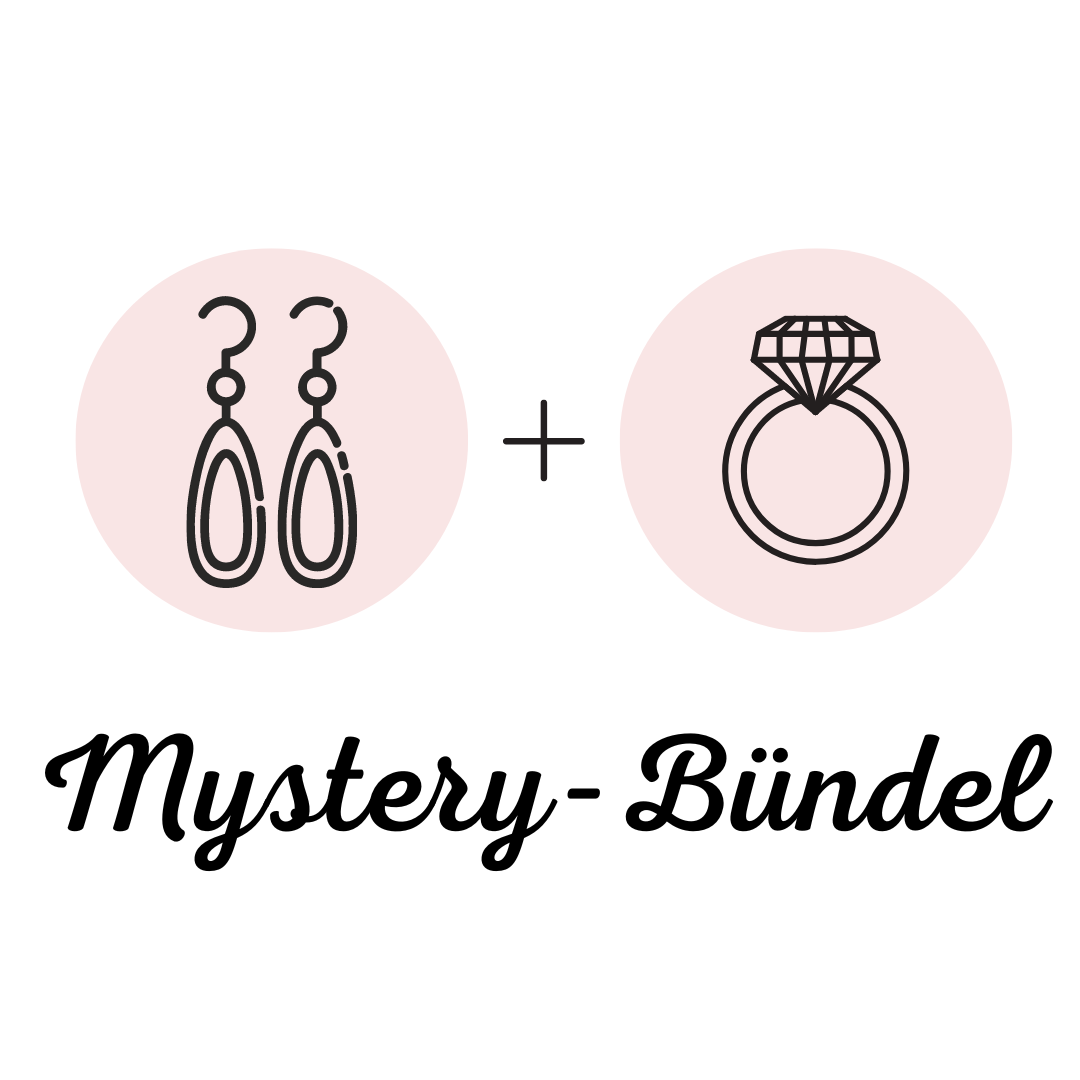 Boucles d'oreilles et bague mystérieuses (ajustables) - Ensemble