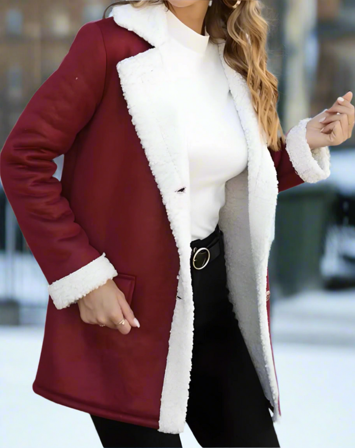 Manteau d'hiver élégant, chaud et stylé pour femmes