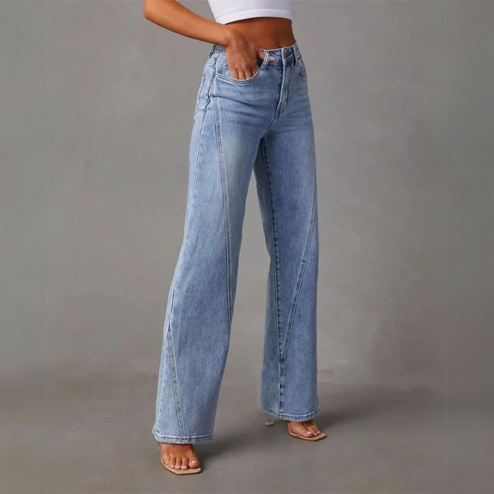 Paula | Jeans Taille Haute Femme à la mode