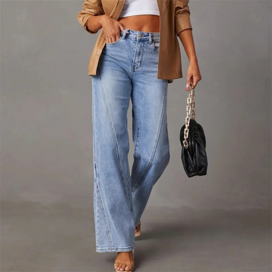 Paula | Jeans Taille Haute Femme à la mode