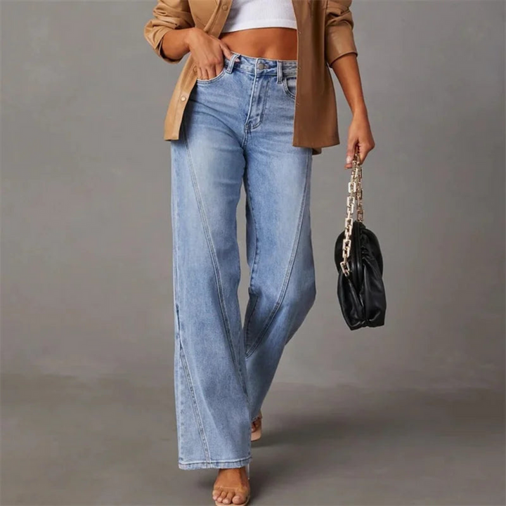 Paula | Jeans Taille Haute Femme à la mode