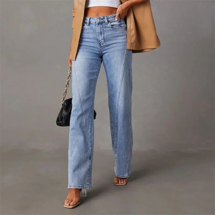 Paula | Jeans Taille Haute Femme à la mode