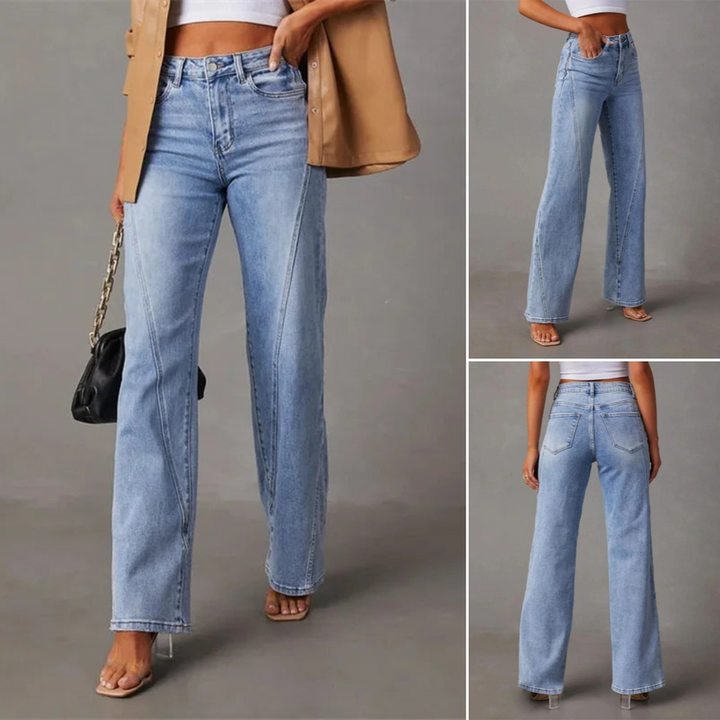 Paula | Jeans Taille Haute Femme à la mode