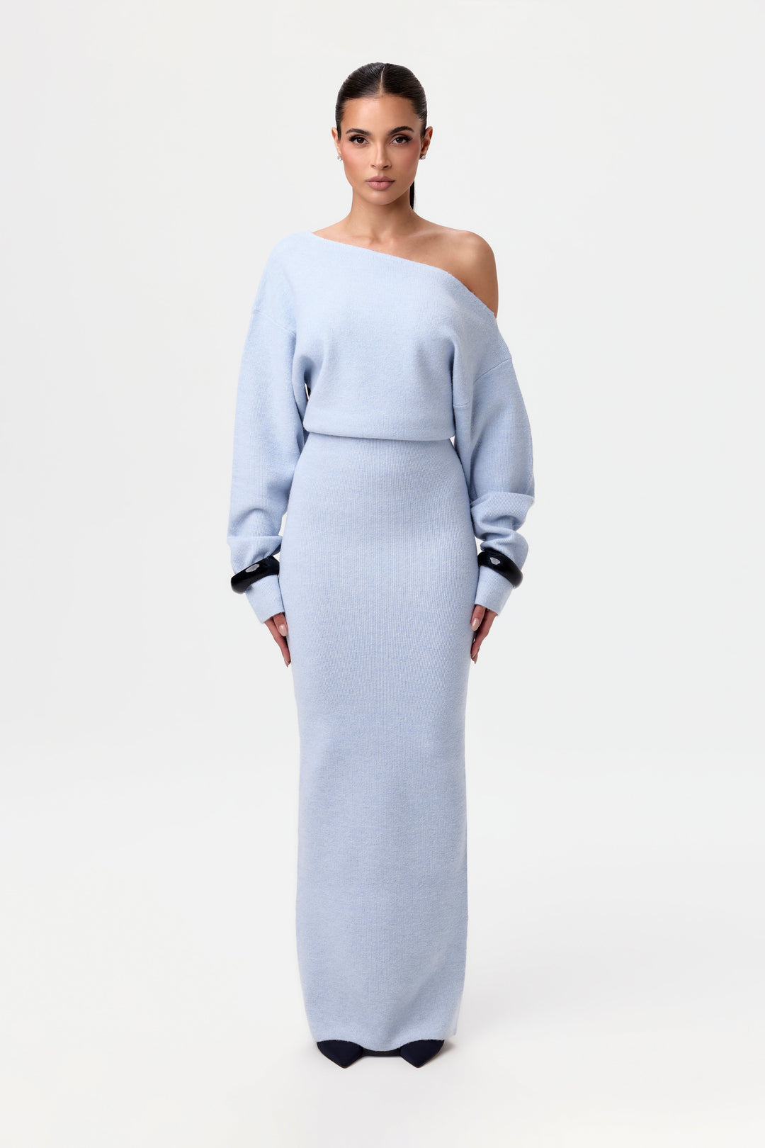 MAYLORA™ | Robe maxi sans manches en tricot