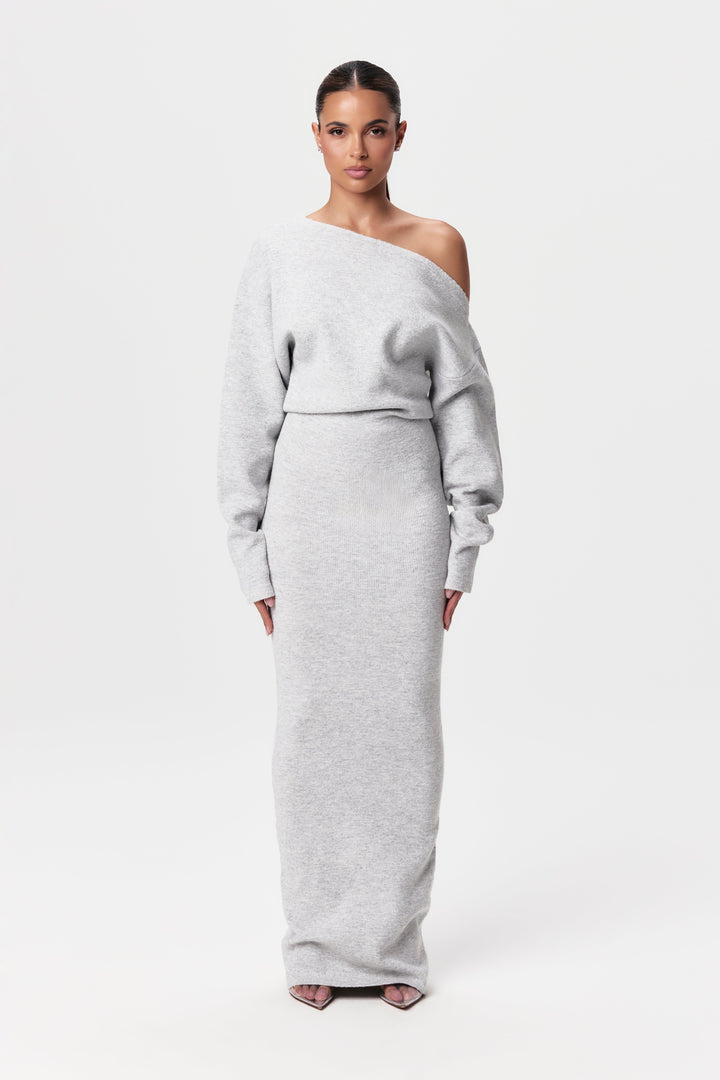 MAYLORA™ | Robe maxi sans manches en tricot